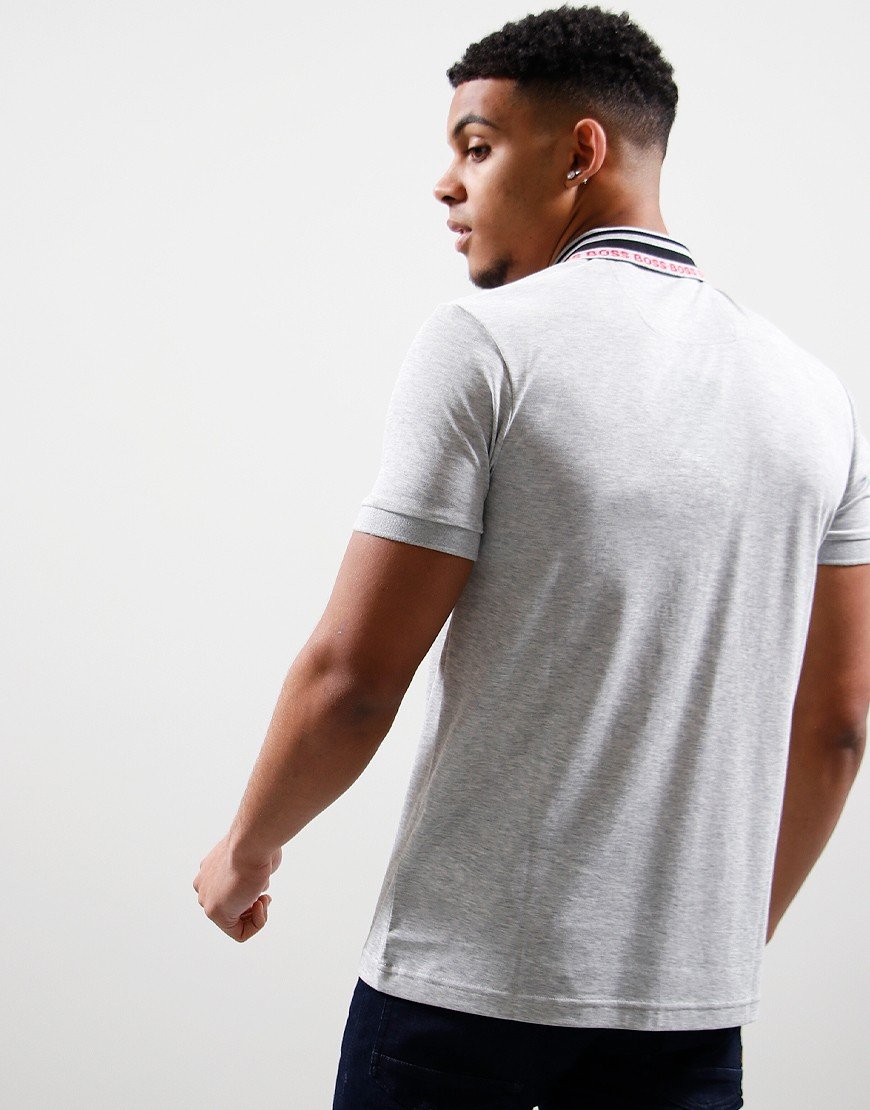 BOSS Paule Polo Shirt Light Pastel Grey