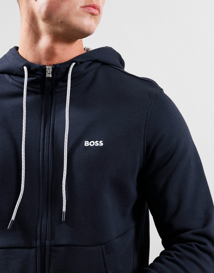 BOSS Saggy Zip Sweat Dark Blue