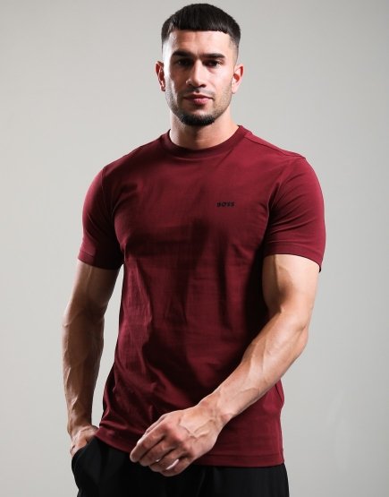 BOSS Tee Basic T-Shirt Dark Pink