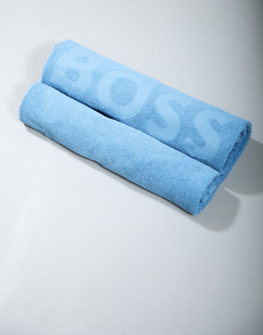 BOSS Beach Towel_Solid Turquoise/Aqua