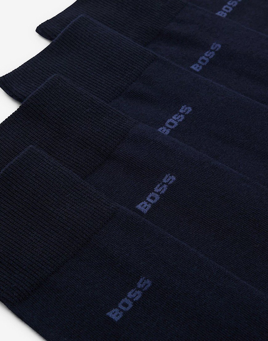 BOSS 2p Rs Sport Col Cc - Calzini Sportivi Uomo Con Logo E Suole Imbottite, Confezione Da 2 Paia