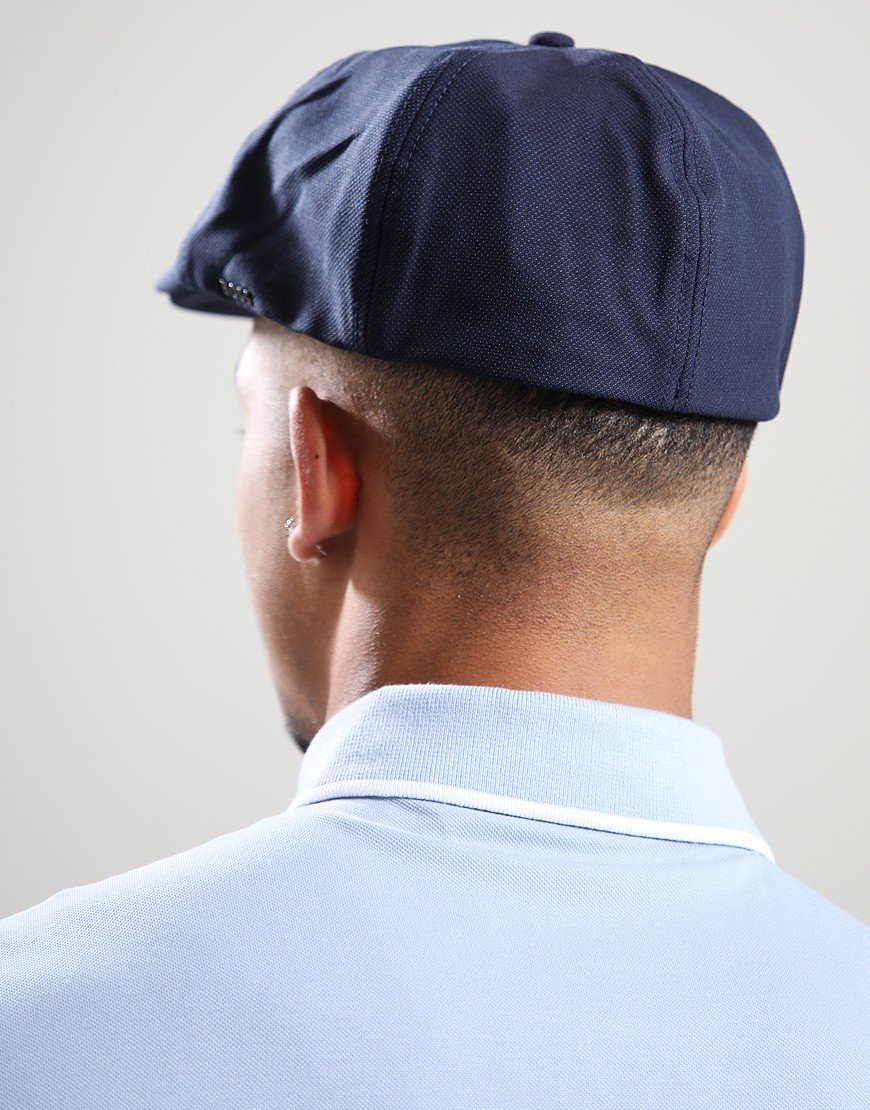 BOSS Trystan-TW Flat Cap Dark Blue BOSS Trystan-TW Flat Cap Dark Blue