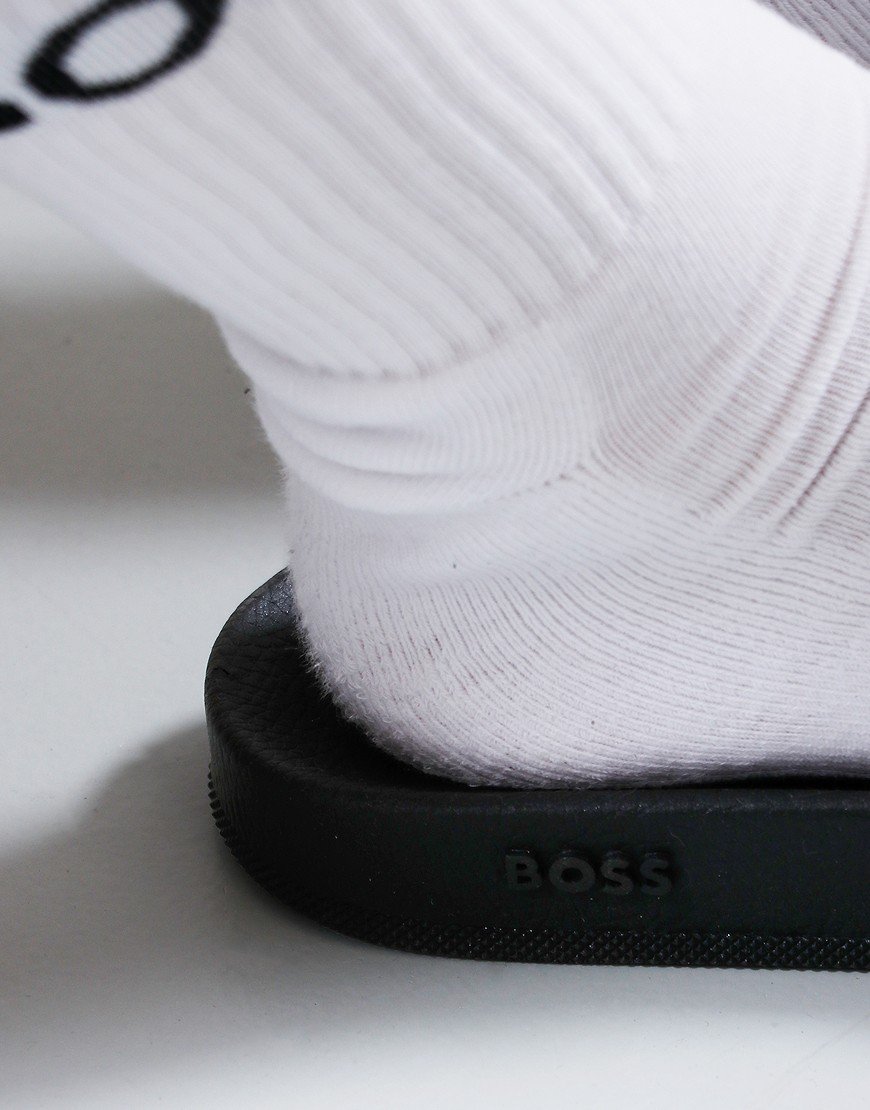 BOSS Aryeh_Slid_rblg_N Slider Black - Terraces Menswear