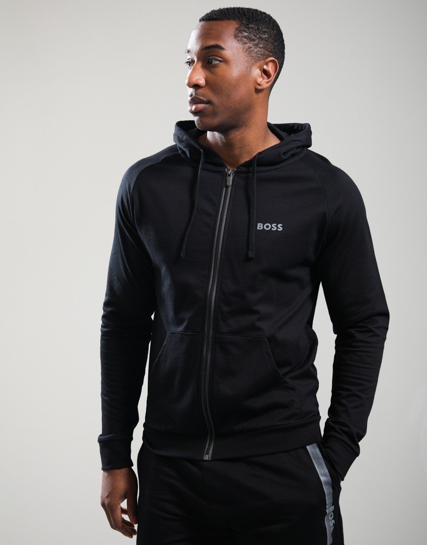 BOSS Authentic Hooded Jacket Black