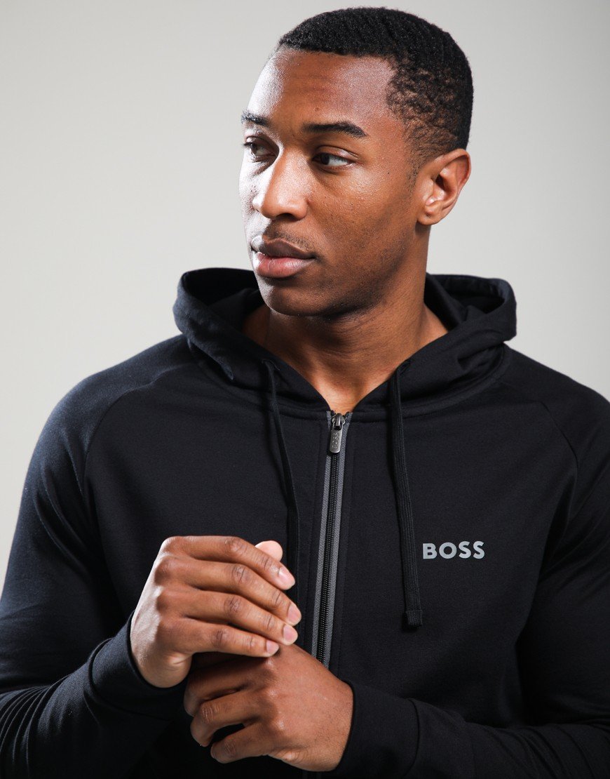 BOSS Authentic Hooded Jacket Black