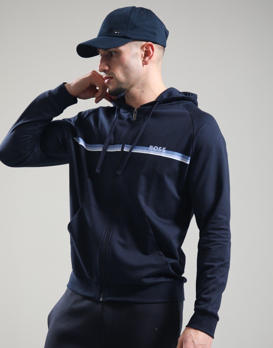 BOSS Authentic Hooded Jacket Dark Blue