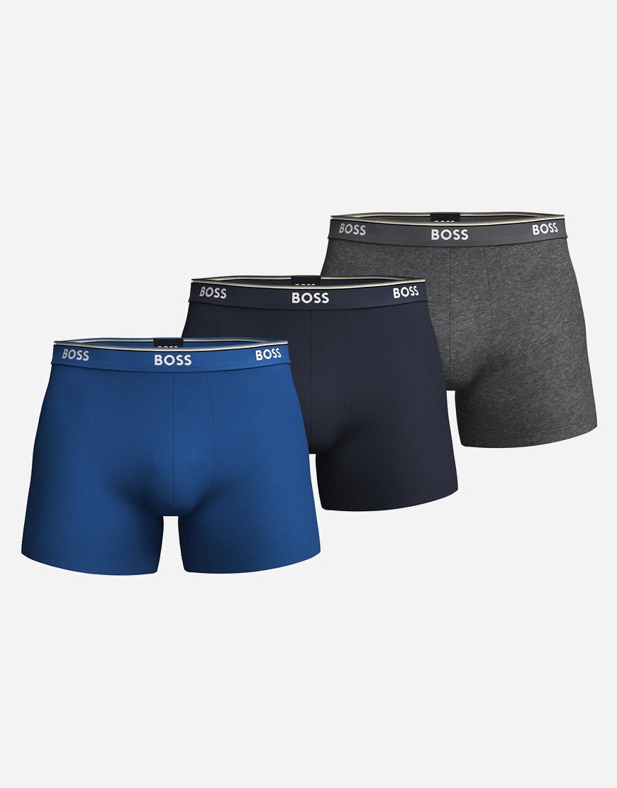 BOSS Boxer Br 3 Pack Power Open Blue