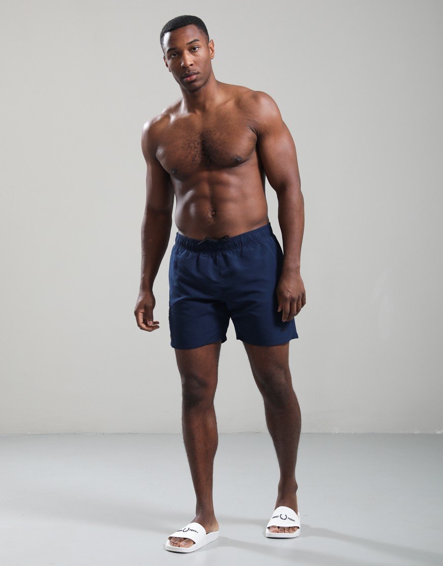 BOSS Cargo Swim Shorts Navy