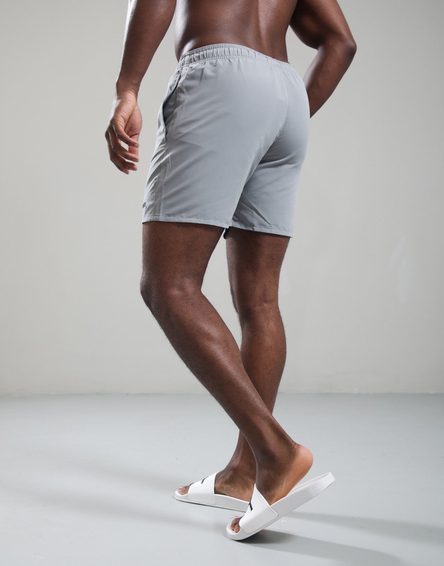 BOSS Cargo Swim Shorts Open Grey