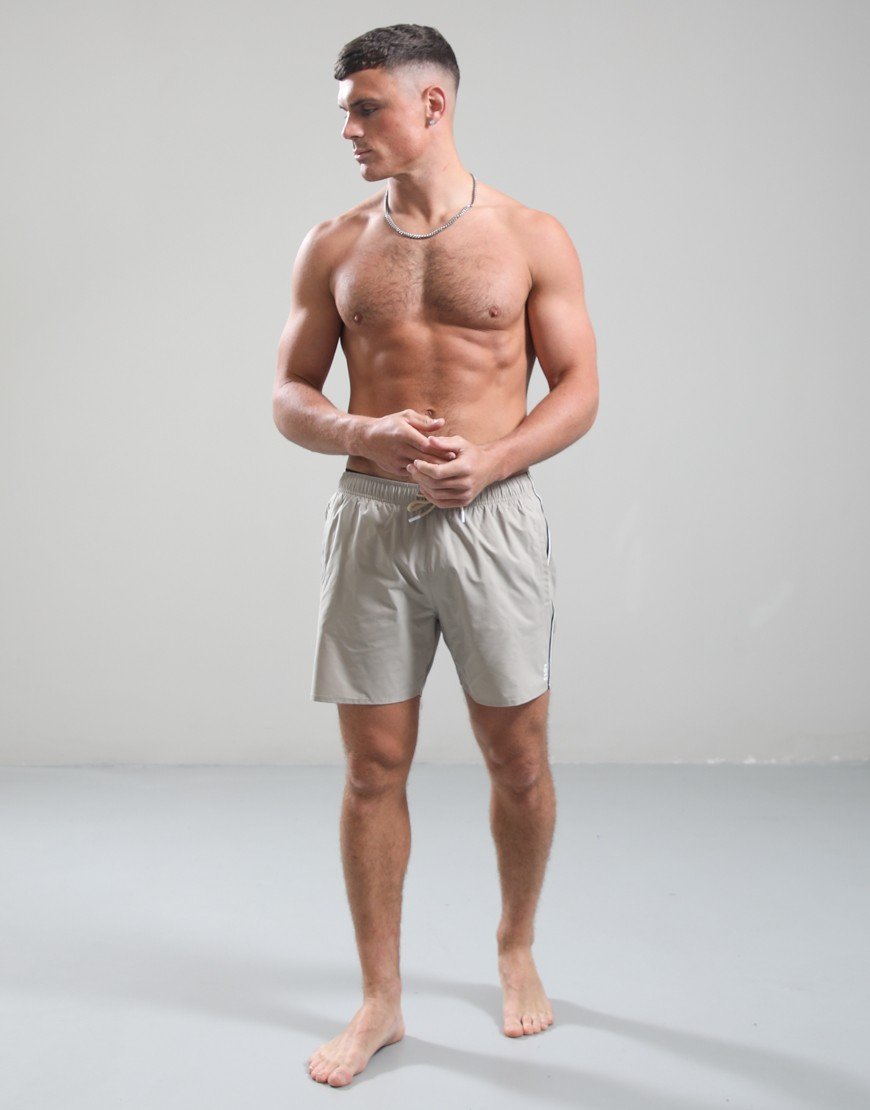 BOSS Iconic Swim Shorts Light Beige