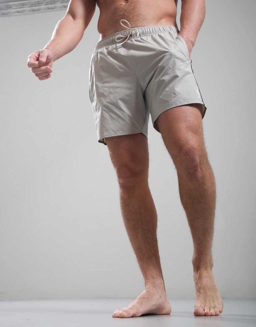 BOSS Iconic Swim Shorts Light Beige