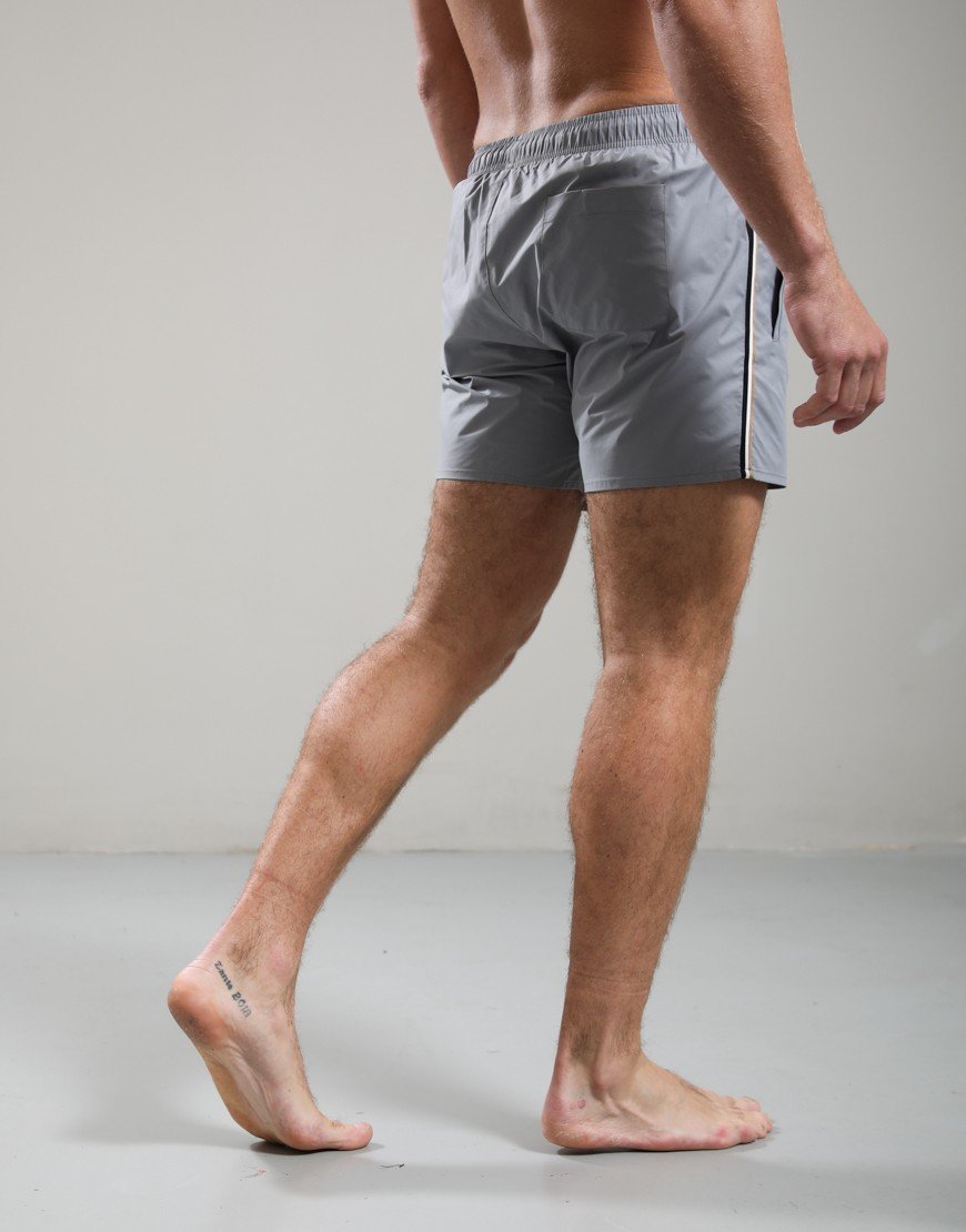 BOSS Iconic Swim Shorts Open Grey