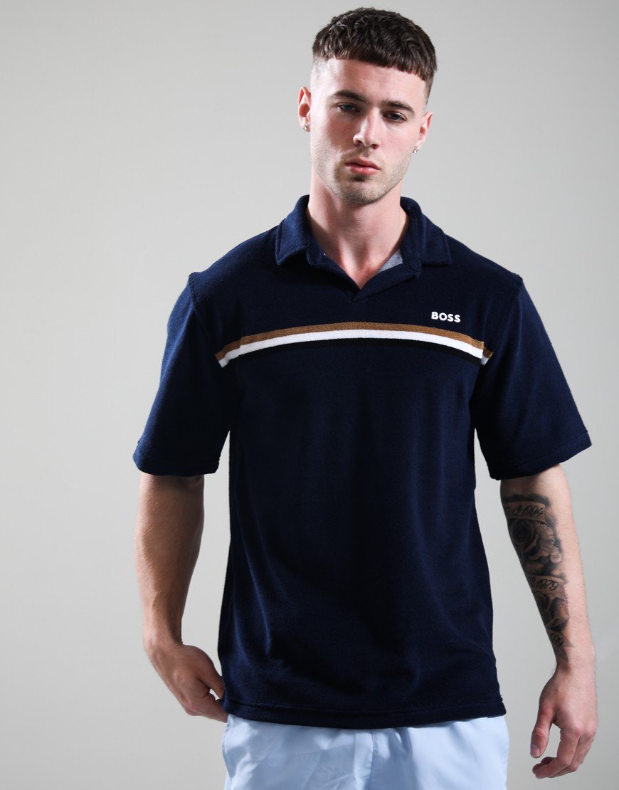 BOSS Iconic_Polo_Shirt Navy