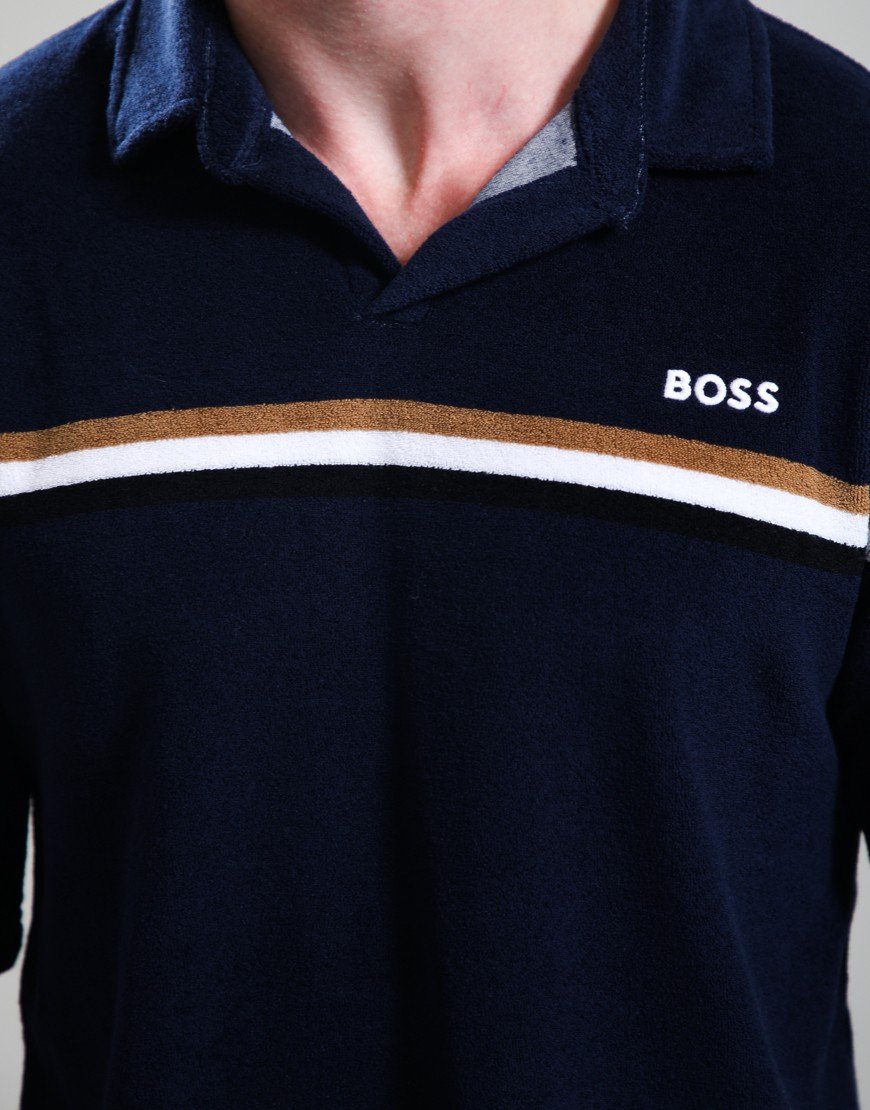 BOSS Iconic_Polo_Shirt Navy