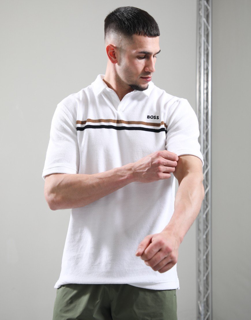 BOSS Iconic Polo Shirt White