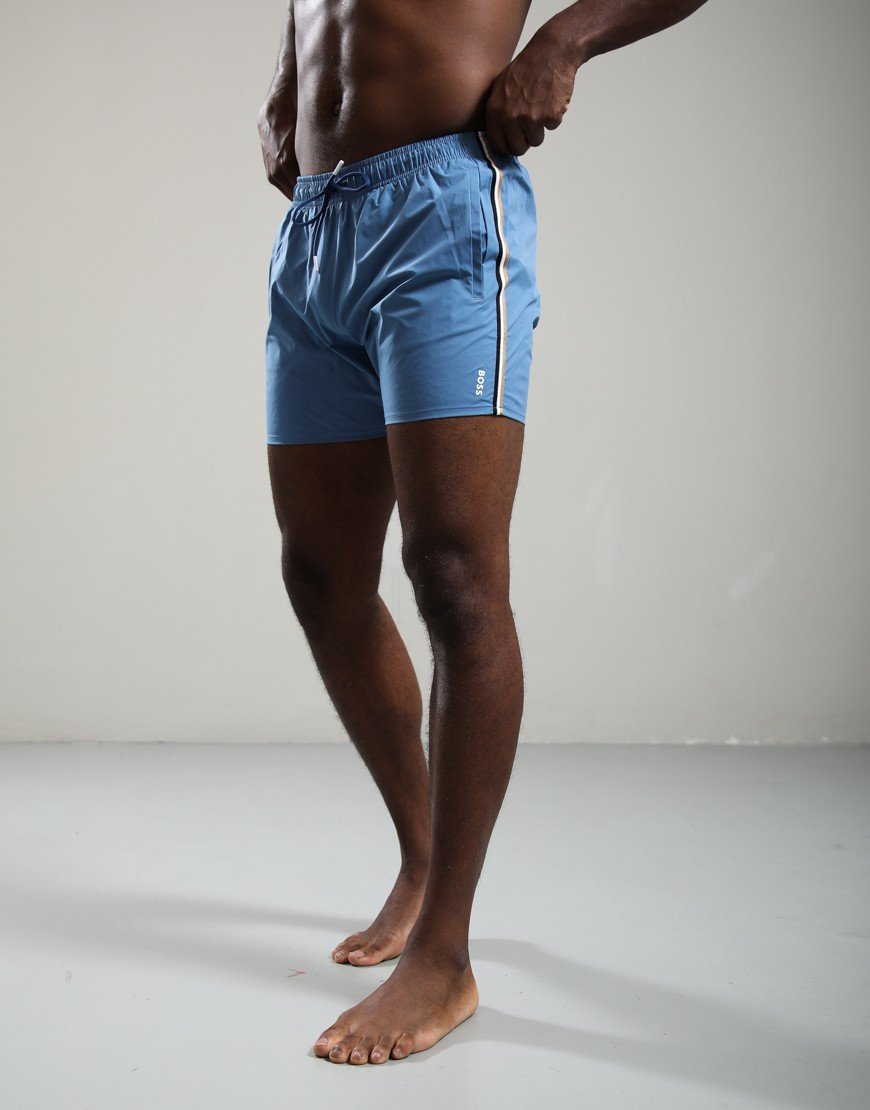BOSS Iconic Swim Shorts Light Pastel Blue
