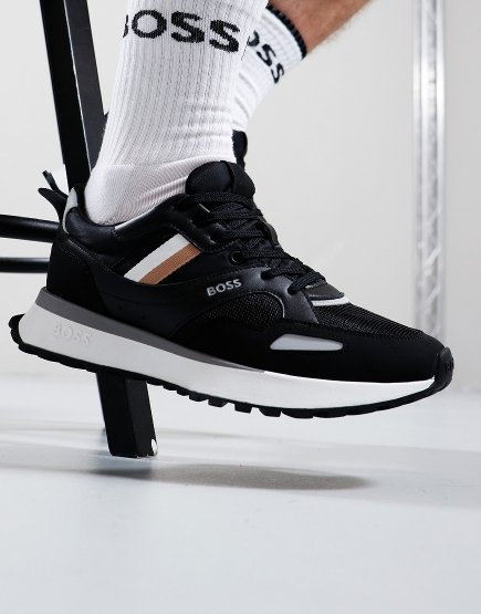 BOSS Jonah_Runn_mx_N Trainers  Black