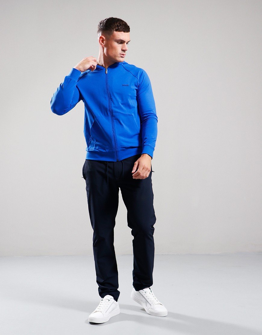 BOSS Mix & Match Hooded Jacket Bright Blue - Terraces Menswear