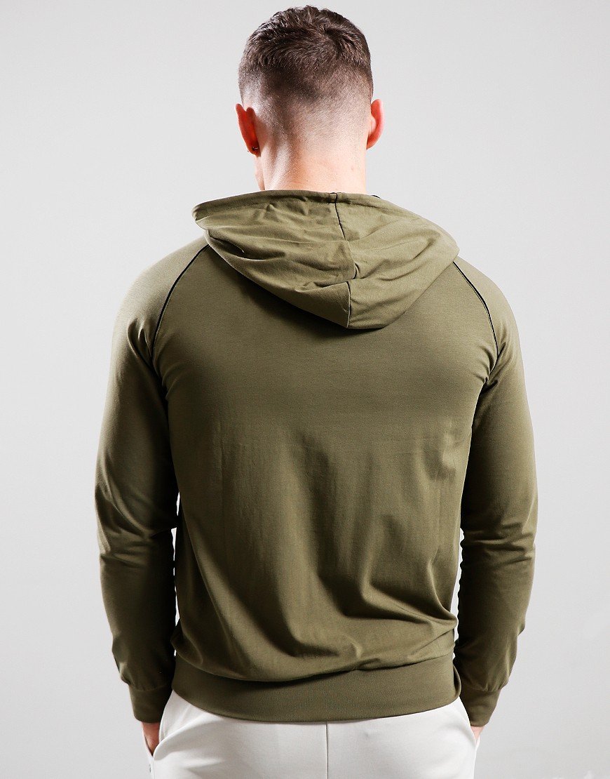 BOSS Mix & Match Hooded Jacket Open Green BOSS Mix & Match Hooded Jacket Open Green