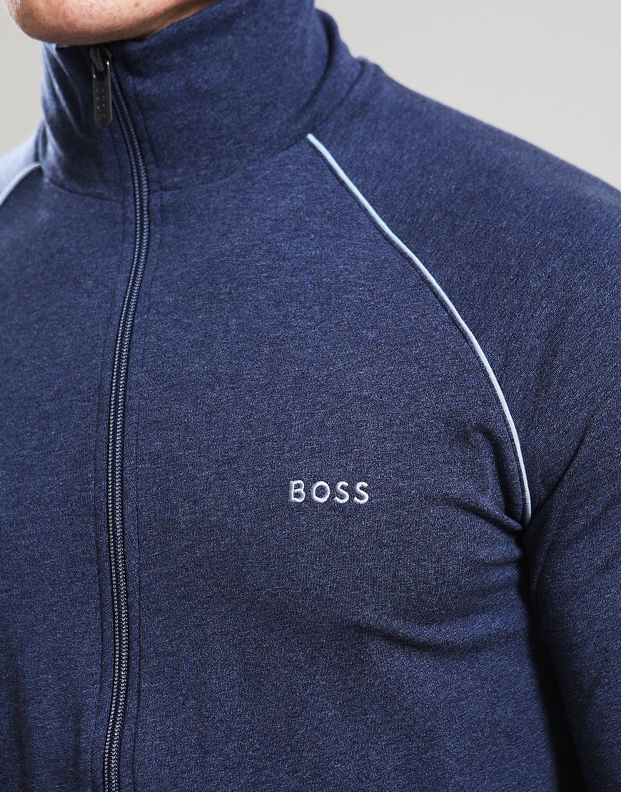 BOSS Mix & Match Zip Jacket Open Blue