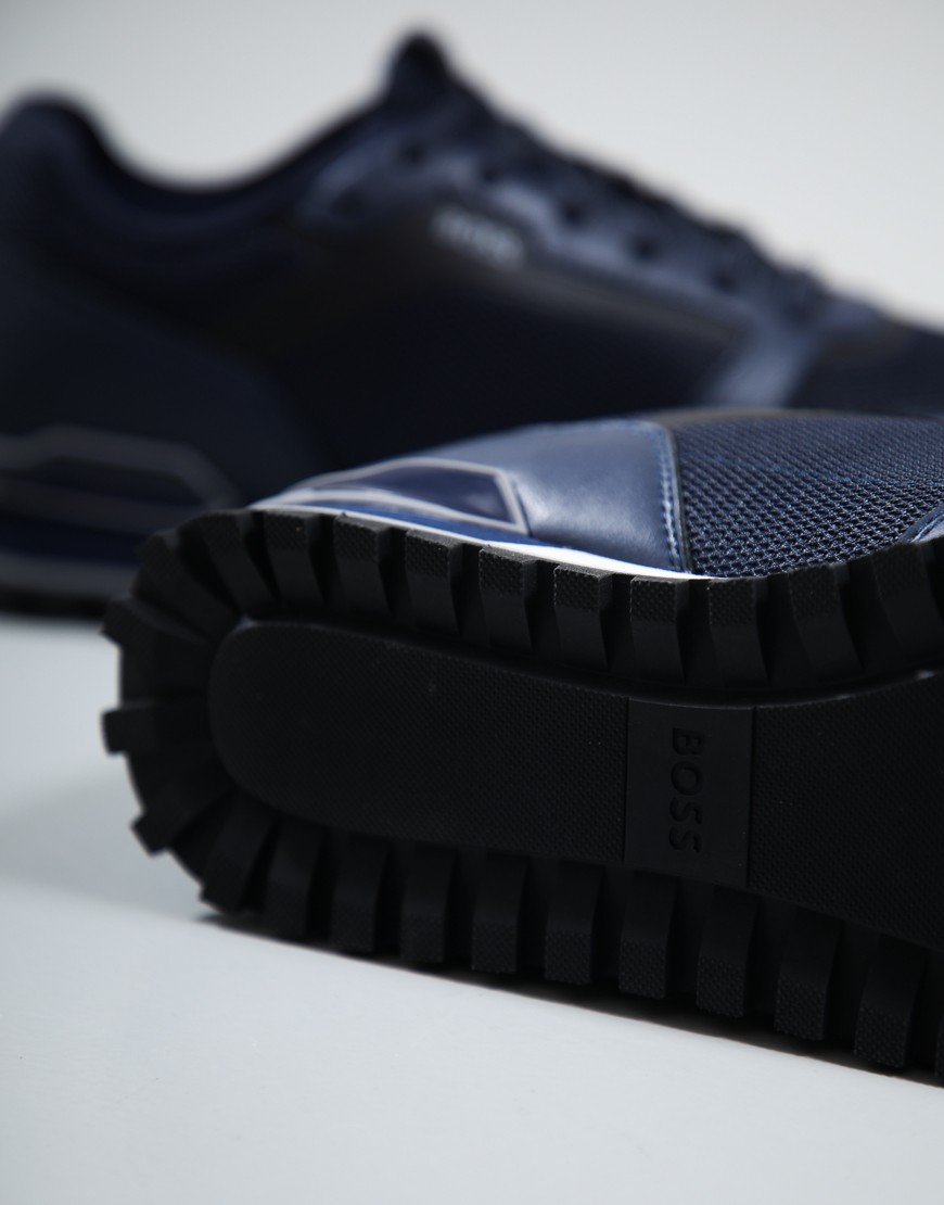 BOSS Parkour-L_Runn_methn Trainers Dark Blue