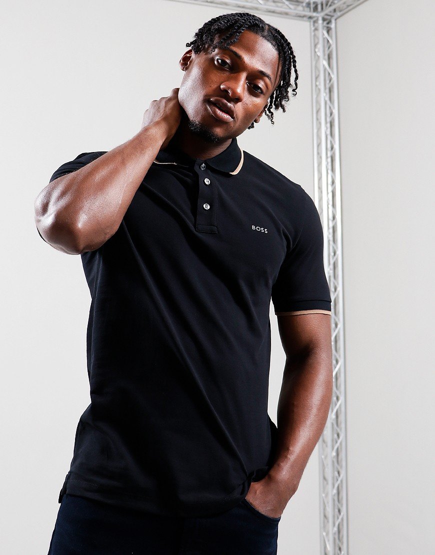 BOSS Parlay 190 Polo Shirt Black