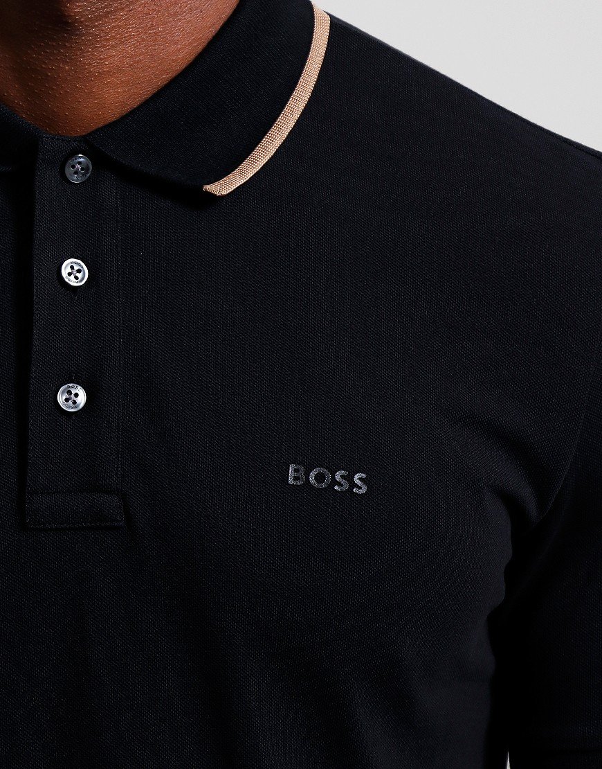 BOSS Parlay 190 Polo Shirt Black