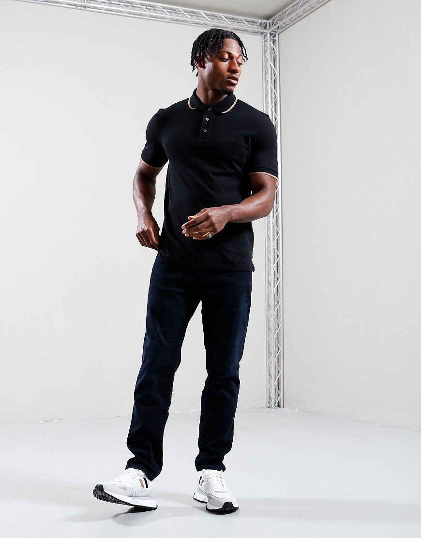 BOSS Parlay 190 Polo Shirt Black