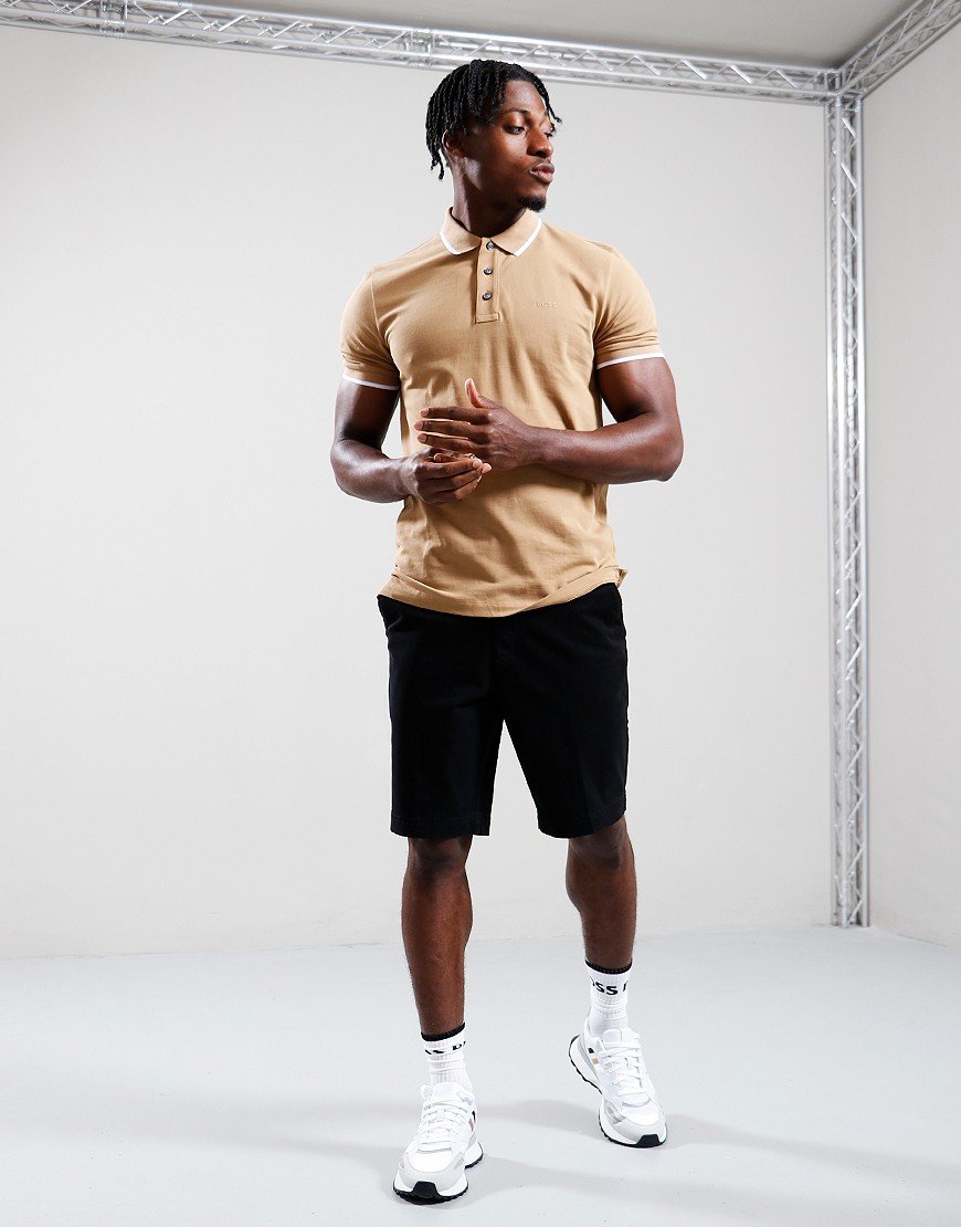 BOSS Parlay 190 Polo Shirt Medium Beige