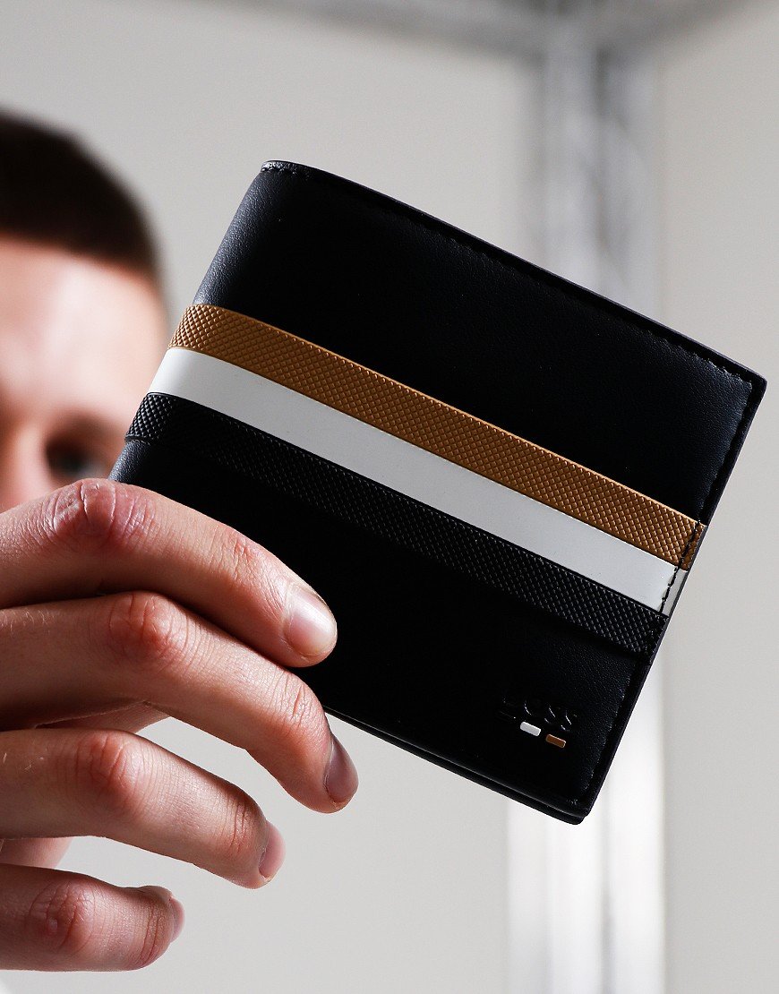 One.8 Wallet BOSS Ray_S_8 Wallet Black - Terraces Menswear