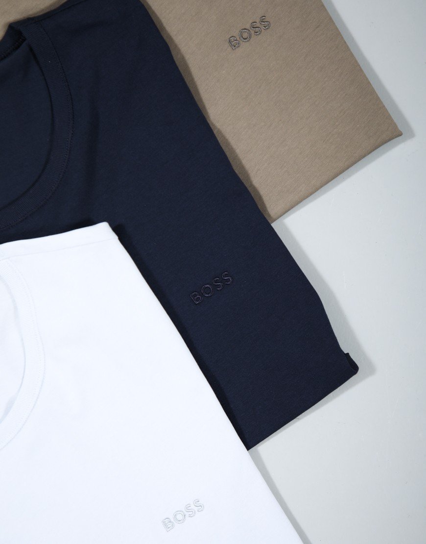 BOSS RN 3 Pack T-Shirts Classic Open Miscellaneous 972