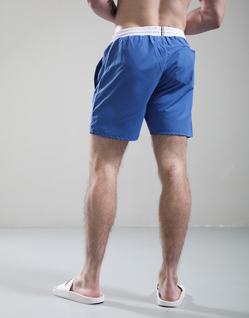 BOSS Starfish Swim Shorts Open Blue