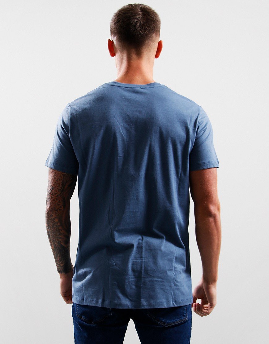 BOSS RN 24 T-Shirt Medium Blue - Terraces Menswear