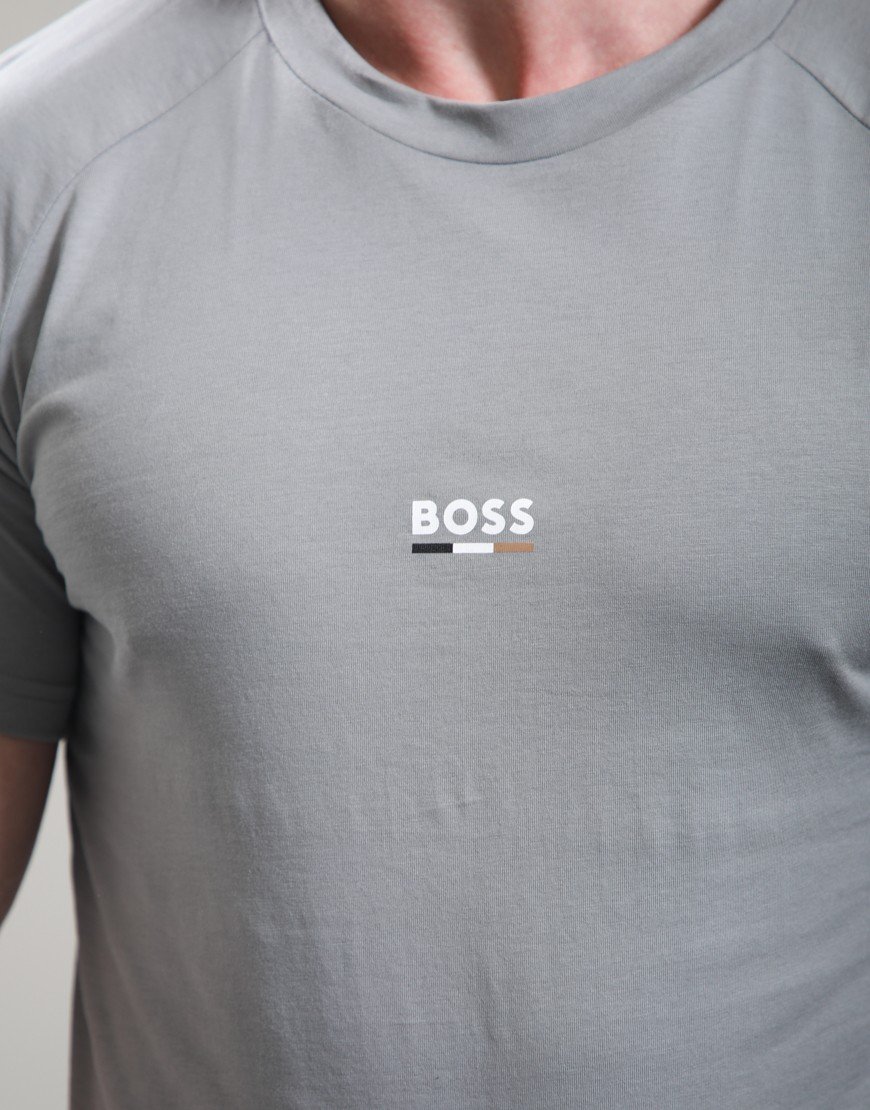 BOSS RN Slim T-Shirt Open Grey