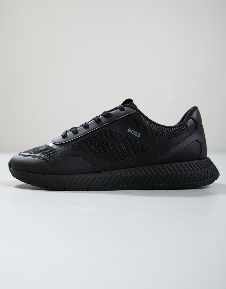 BOSS Titanium_Runn_methal Trainers Black