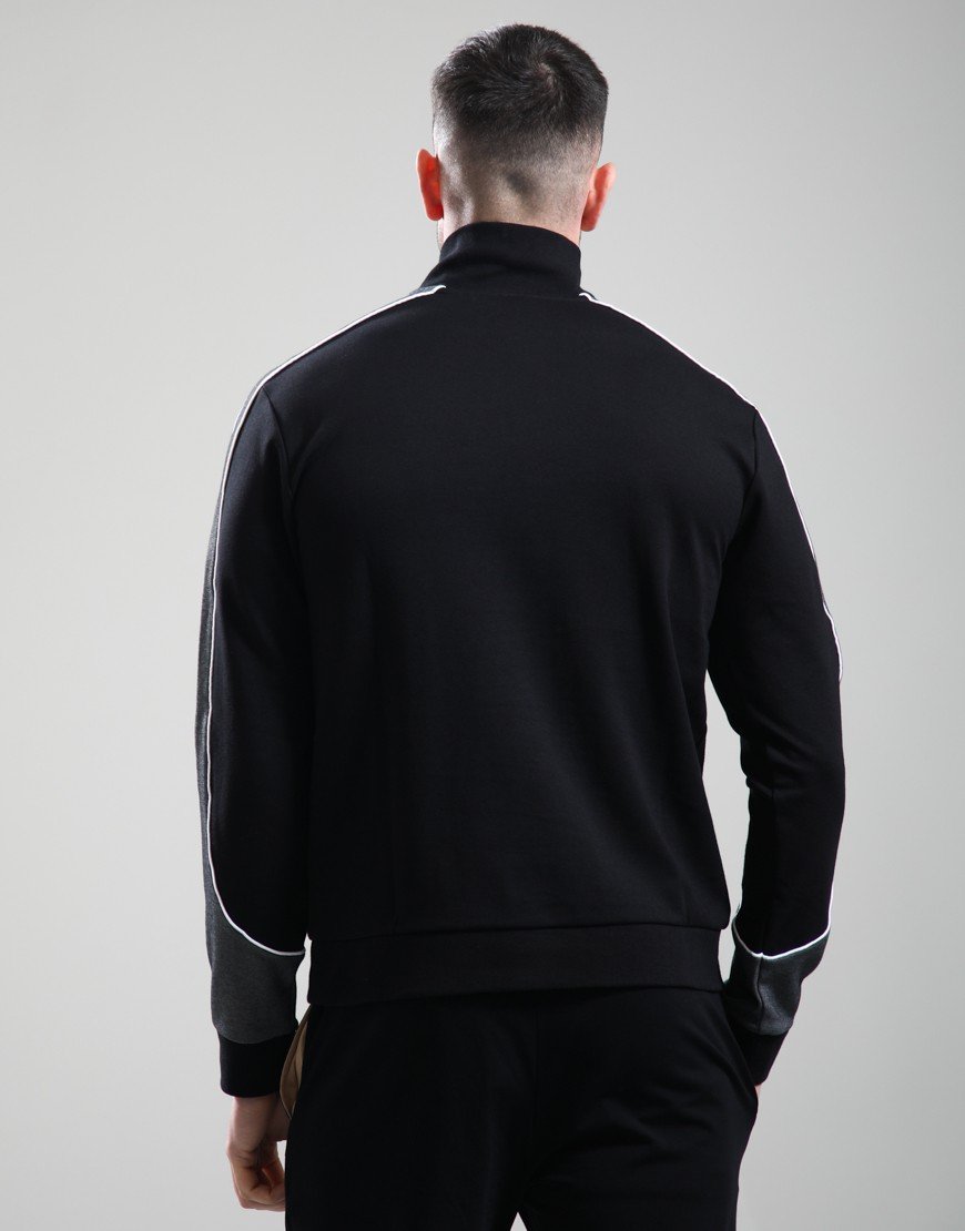 BOSS Tracksuit 1/4 Zip Jacket Black