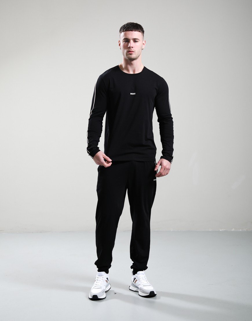 BOSS Unique Long Sleeve T-Shirt Black