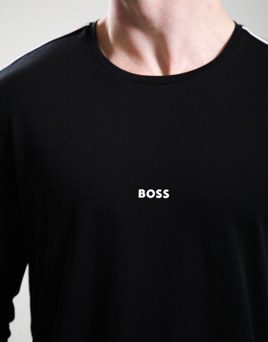 BOSS Unique Long Sleeve T-Shirt Black