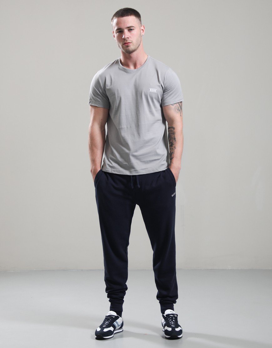 BOSS Waffle Cuff Joggers Dark Blue