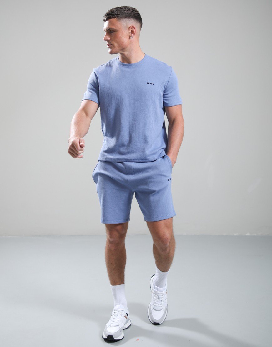 BOSS Waffle Shorts Light/Pastel Blue