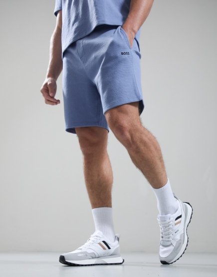 BOSS Waffle Shorts Light/Pastel Blue