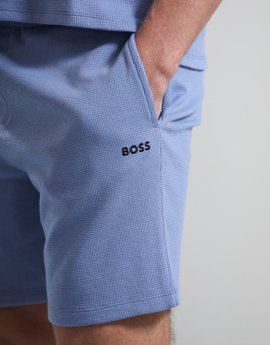 BOSS Waffle Shorts Light/Pastel Blue