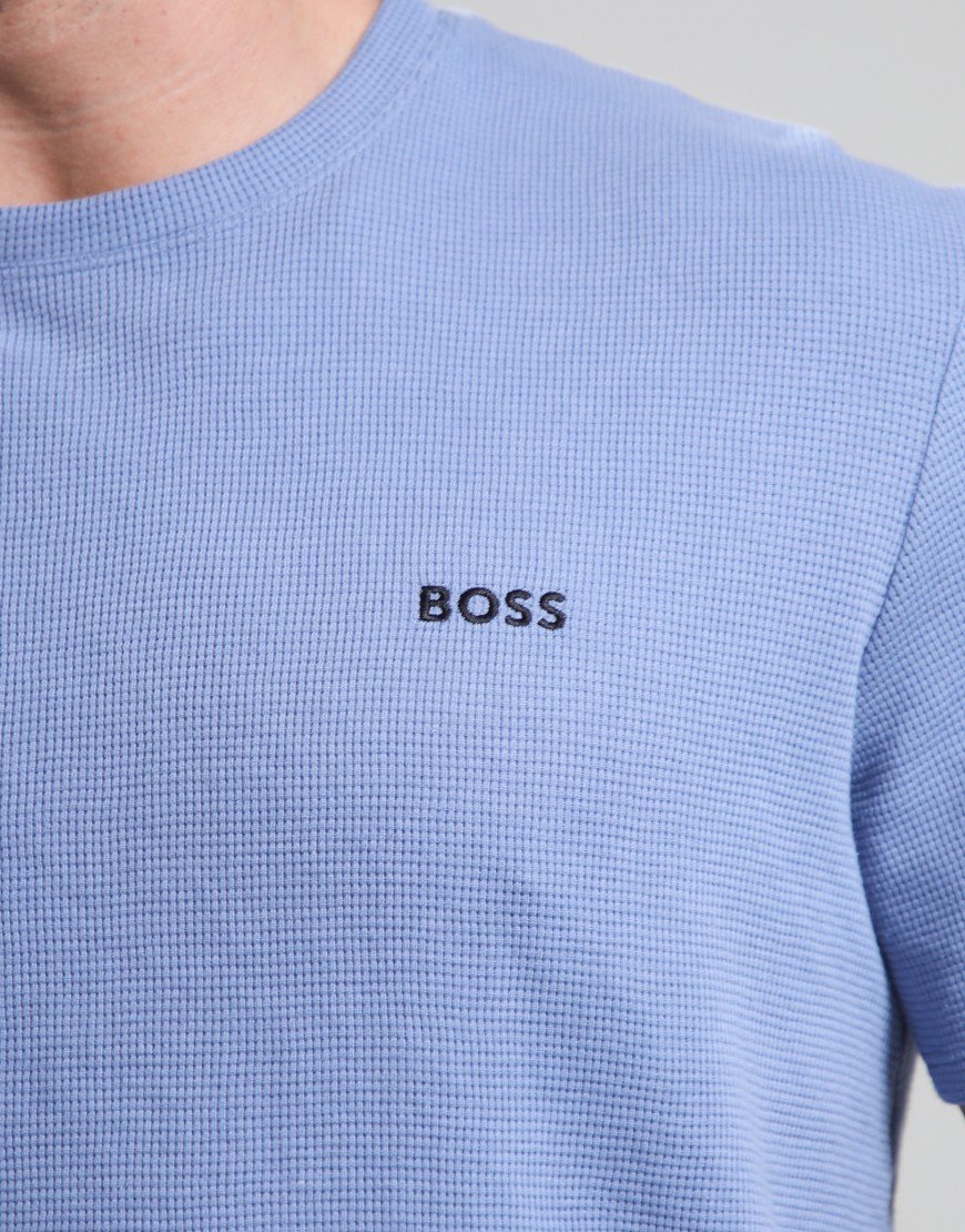 BOSS Waffle T-Shirt Light/Pastel Blue