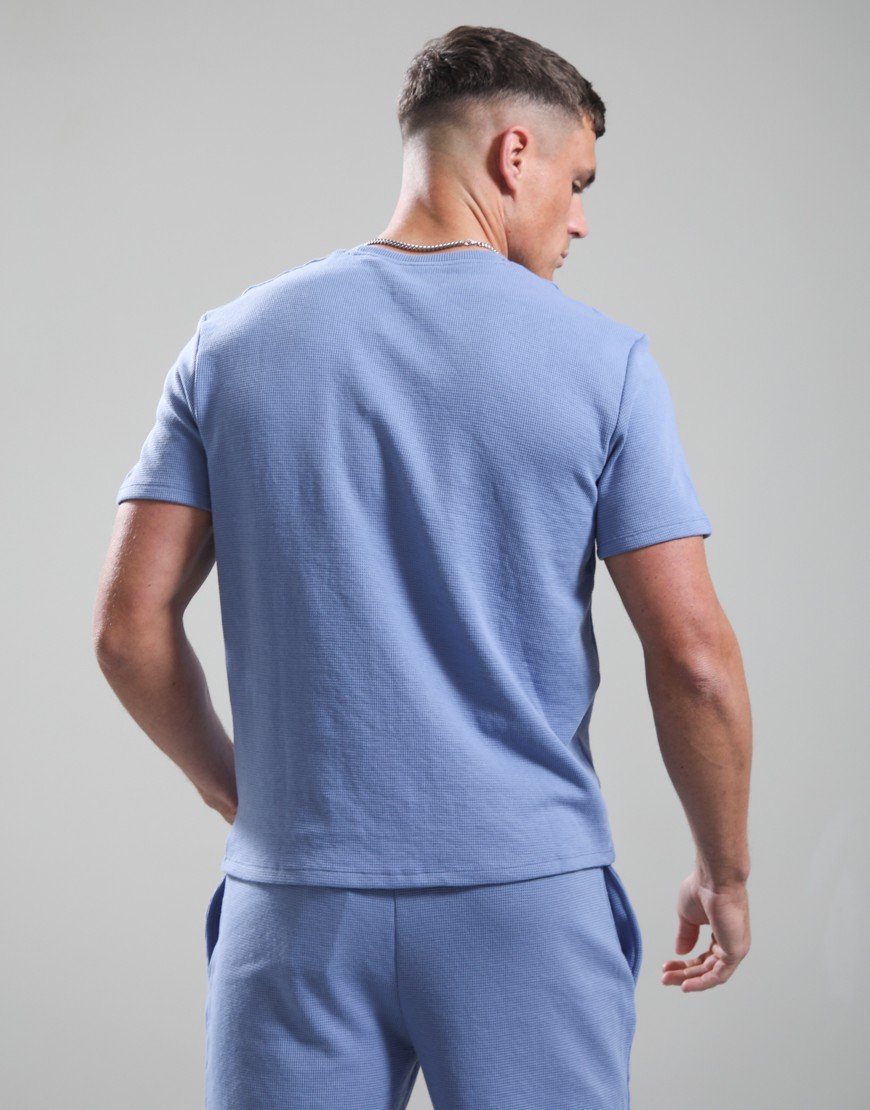 BOSS Waffle T-Shirt Light/Pastel Blue