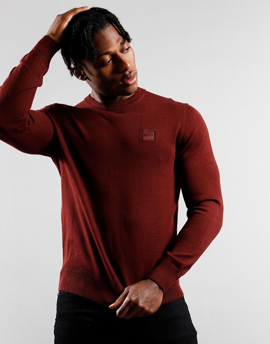 BOSS Kanovano Knit Dark Red