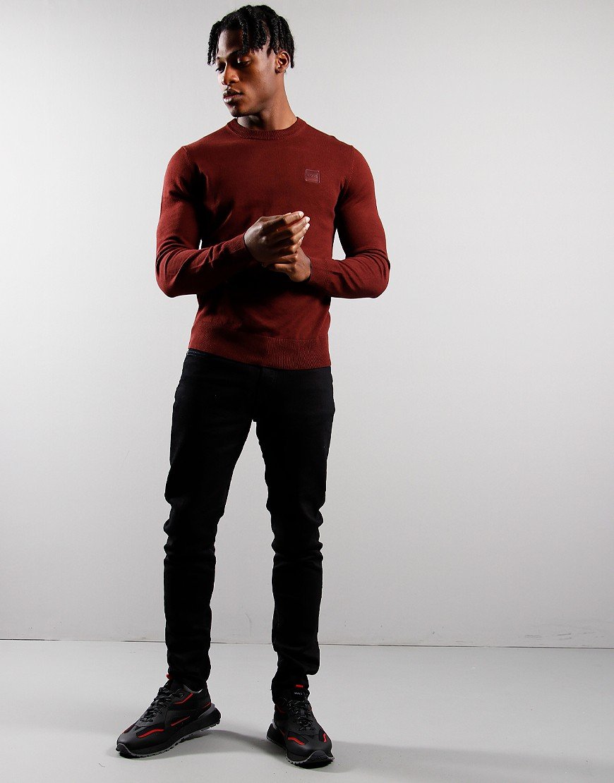 BOSS Kanovano Knit Dark Red