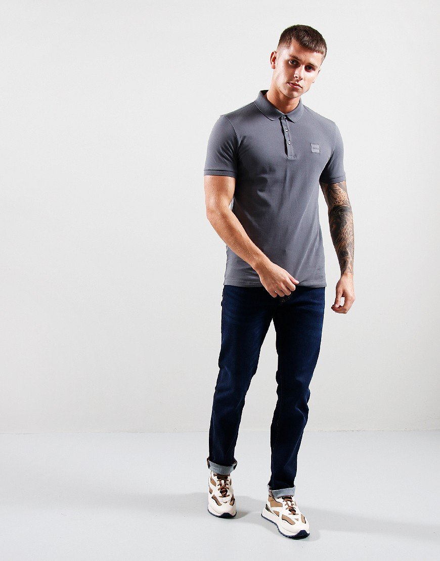 BOSS Passenger Polo Shirt Dark Grey