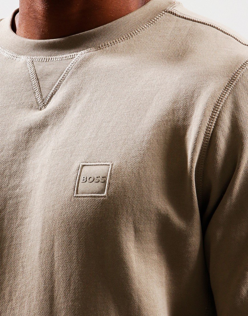 BOSS Westart Crew Sweat Medium Beige