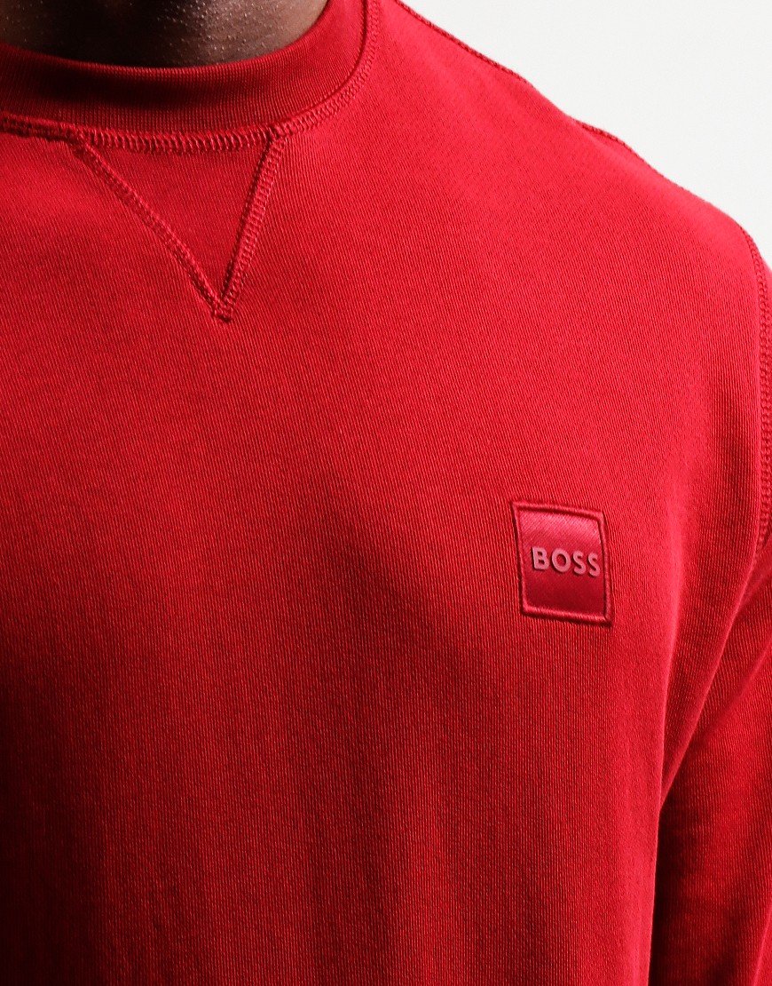 BOSS Westart Crew Sweat Medium Red