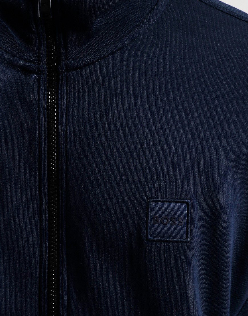 BOSS Zestart Zip Sweat Dark Blue Terraces Menswear